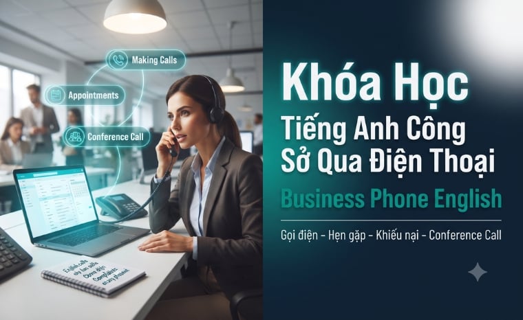 177. Khoa hoc Tieng Anh giao tiep cong so qua dien thoai