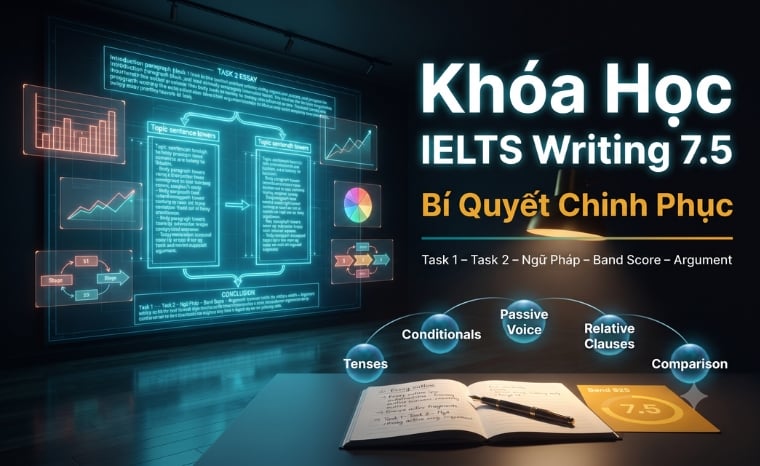 280. Khoa hoc Bi quyet chinh phuc IELTS Writing 7.5